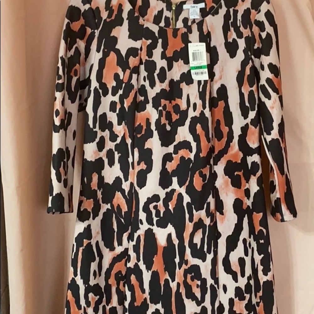 Black combo dress